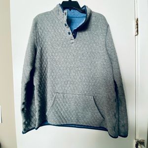 Marine Layer Corbet Reversible Quilted Pullover Size Large